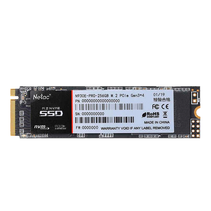 Твердотельный накопитель SSD 256 ГБ M.2 NVMe Netac (NT01N930E-256G-E4X)