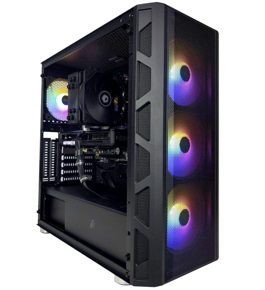 Компьютерный корпус 1STPLAYER FIREBASE XP-E (XP-E-4F1) черный