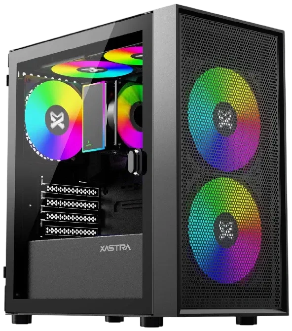 Компьютерный корпус XASTRA A305M 3ARGB Black (A305M-2FC14A-1FC12A-D)