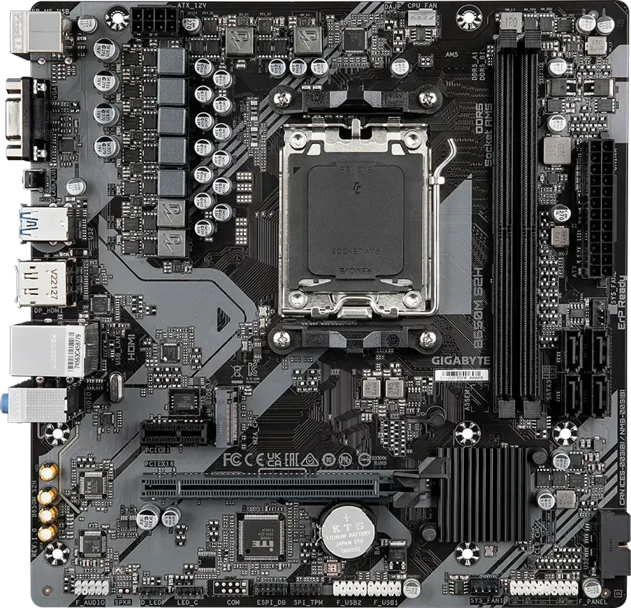 Материнская плата Gigabyte B650M S2H 1.4