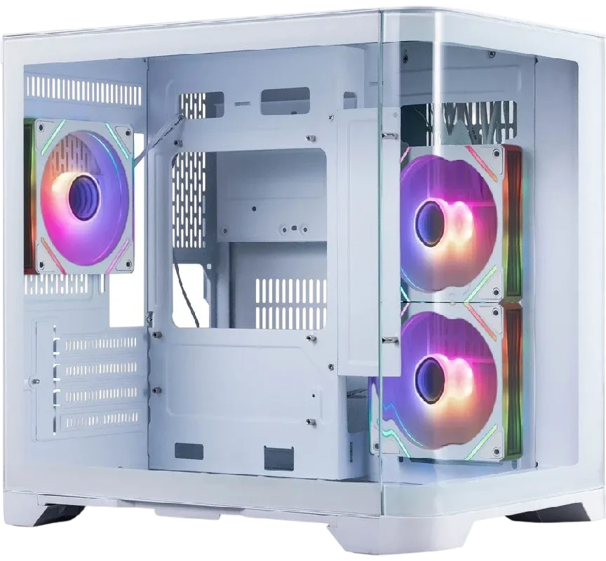 Компьютерный корпус 1STPLAYER UVIEW UV5 ARGB White (UV5-WH-2FC7R-W-1FC7-W)