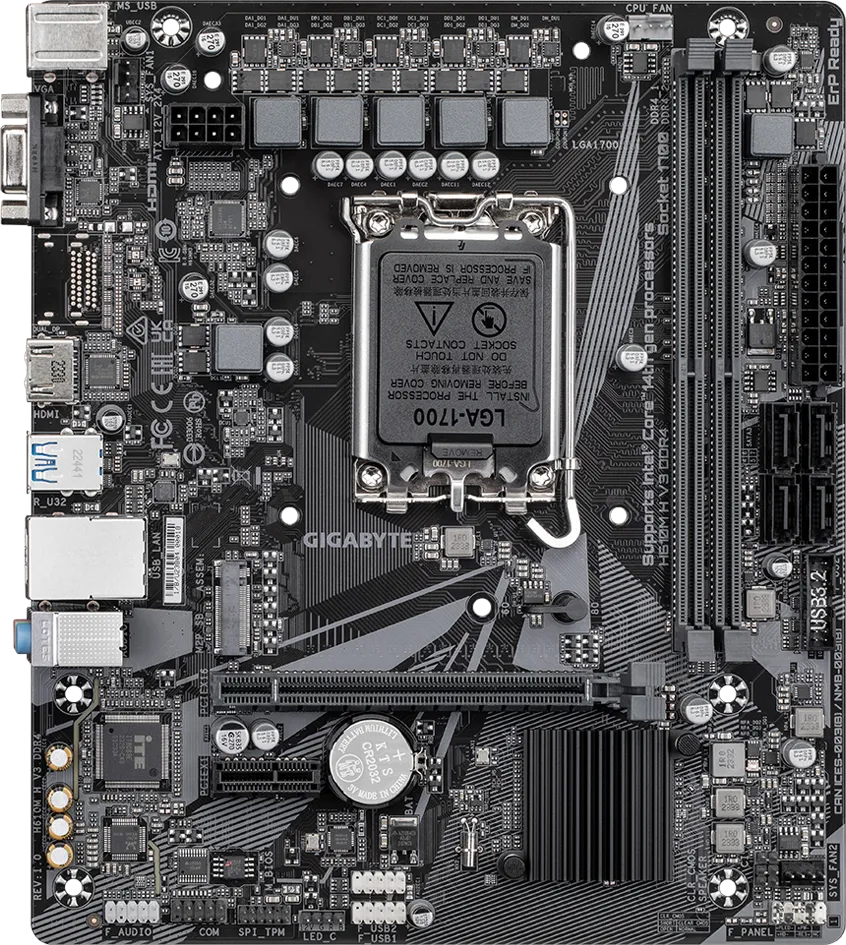Материнская плата Gigabyte H610M H V3 DDR4