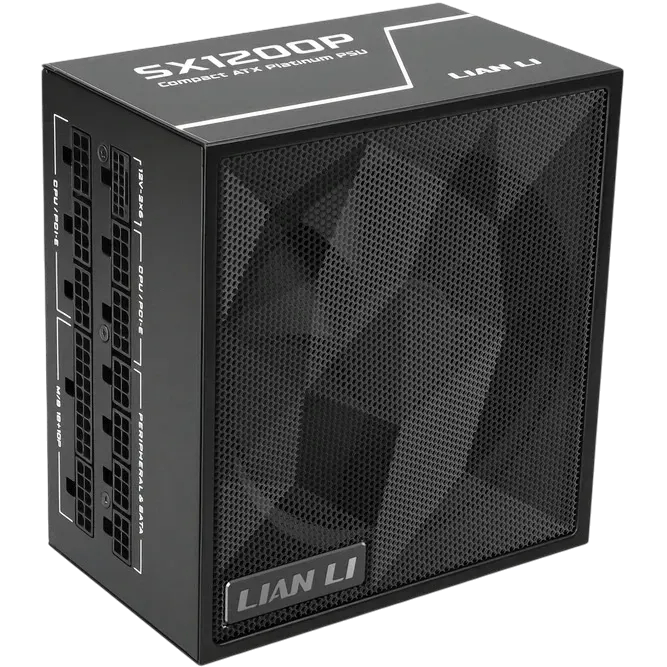 Блок питания Lian Li 1200W SX1200P Black (G9P.SX1200P.B000.RU) 16 Pin (PCIe 5.1 Connector Cable Details)