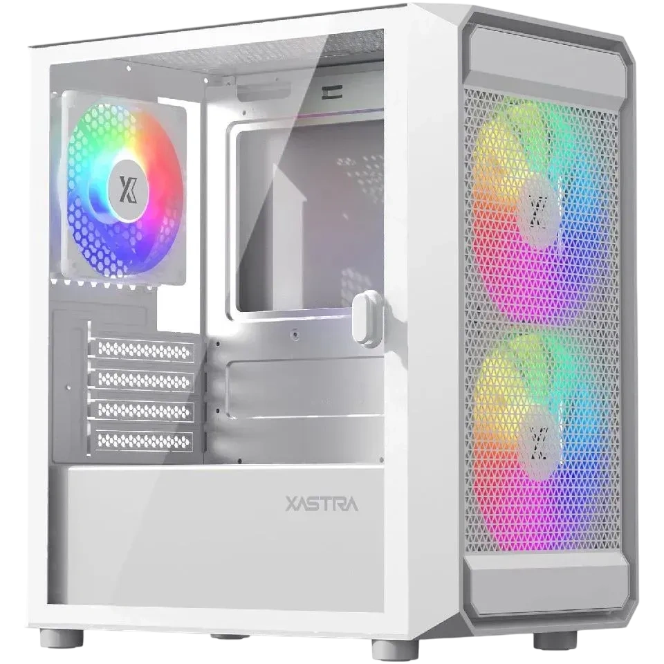 Компьютерный корпус XASTRA A303M 3ARGB White (A303M-2FC14A-1FC12A-D-WH)
