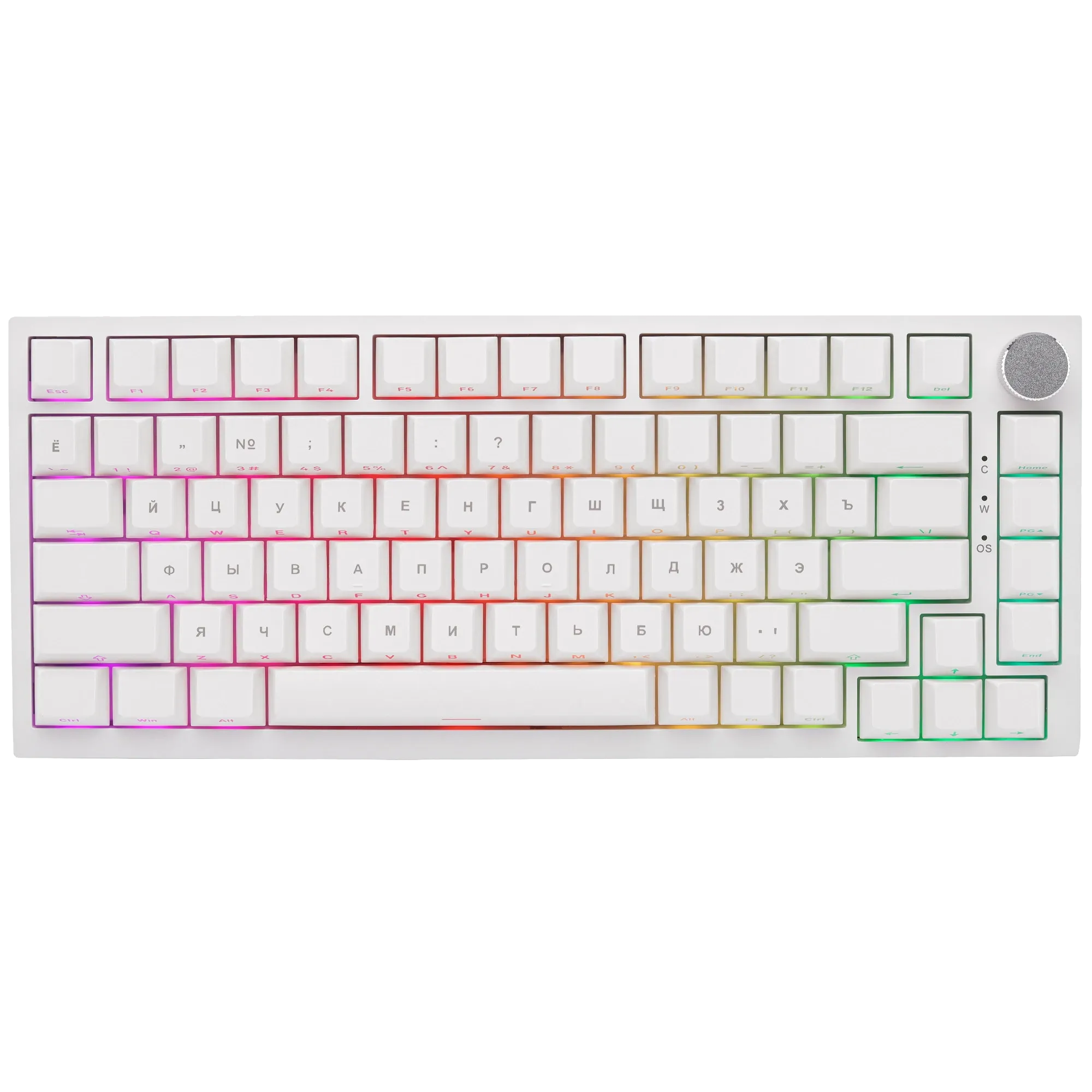 Механическая клавиатура Ajazz AK820 White noRU