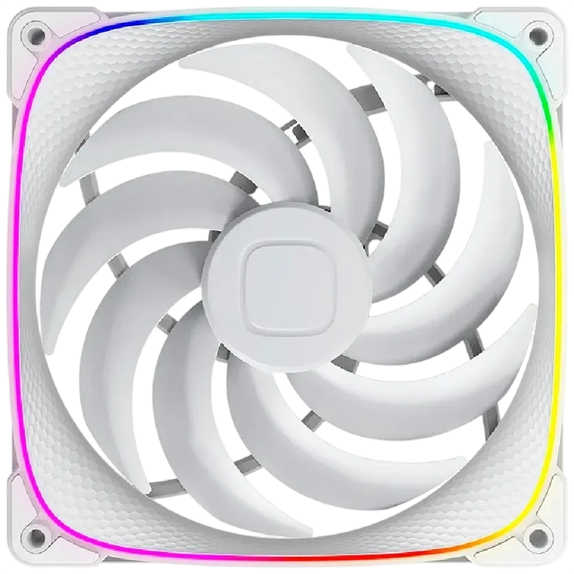 Вентилятор для корпуса Geometric Future Squama 2503W-14 Single Pack ARGB White (1F2503W114000)