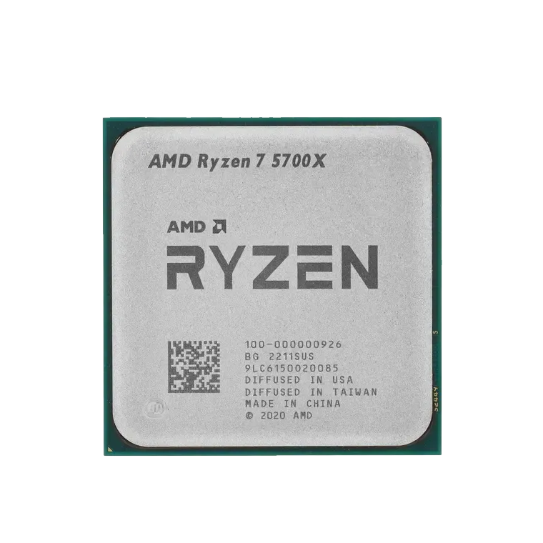 Процессор AMD Ryzen 7 5700X (3.4 ГГц - 4.6 ГГц / AM4 / кол-во ядер: 8  / TDP 65 Вт), OEM