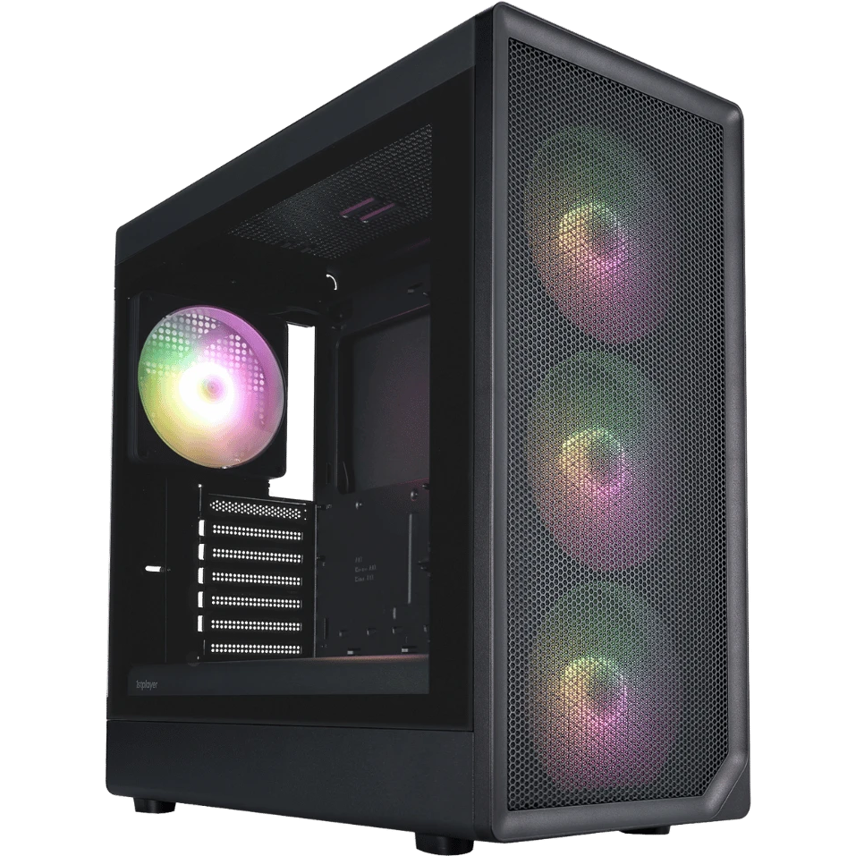 Компьютерный корпус 1STPLAYER AU8 ARGB Black (AU8-BK-4FE7-14)