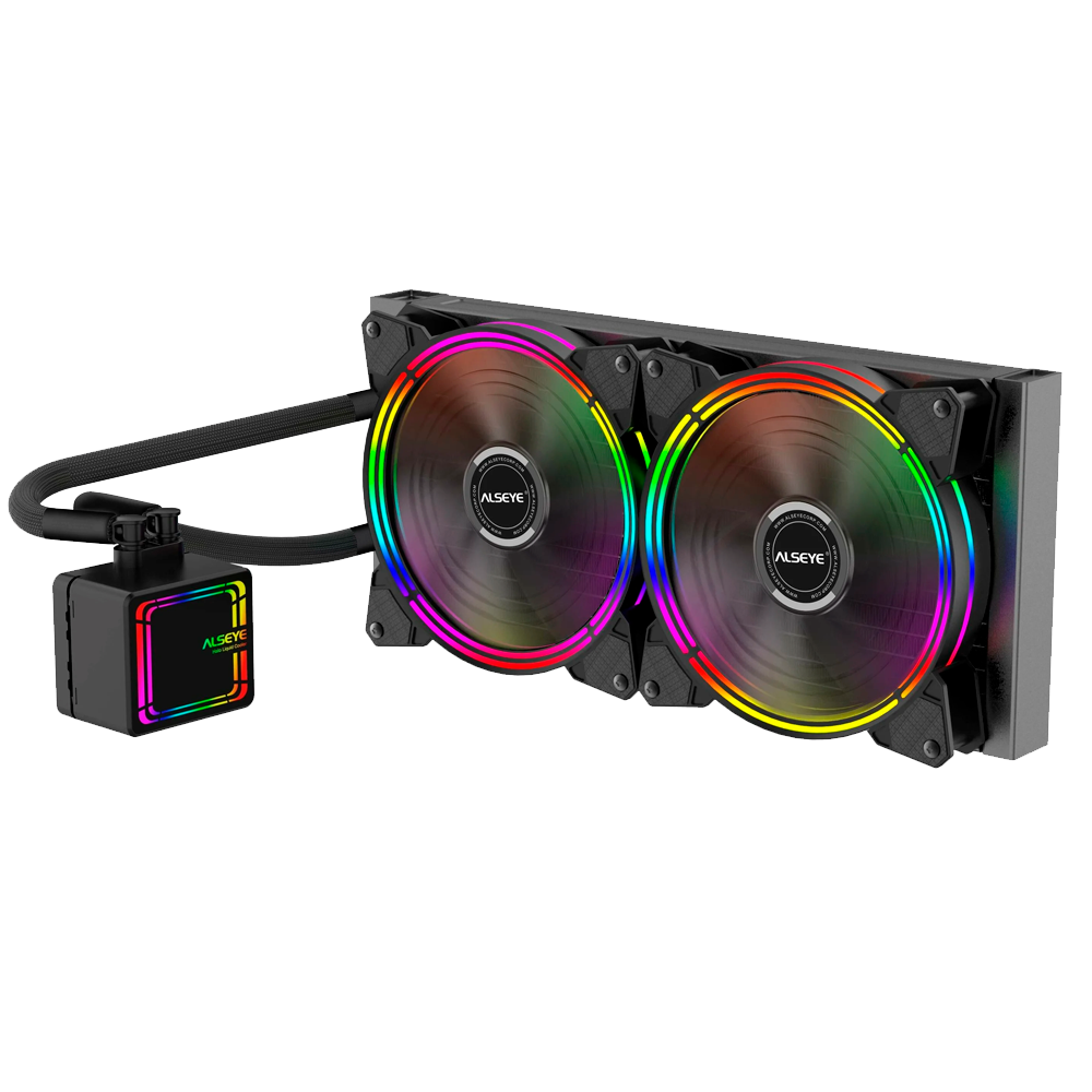 Система водяного охлаждения Alseye H280 140mm*2 RGB