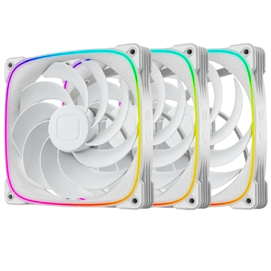Комплект вентиляторов для корпуса Geometric Future Squama 2503RW-14 Reverse ARGB White (1F2503R314100)