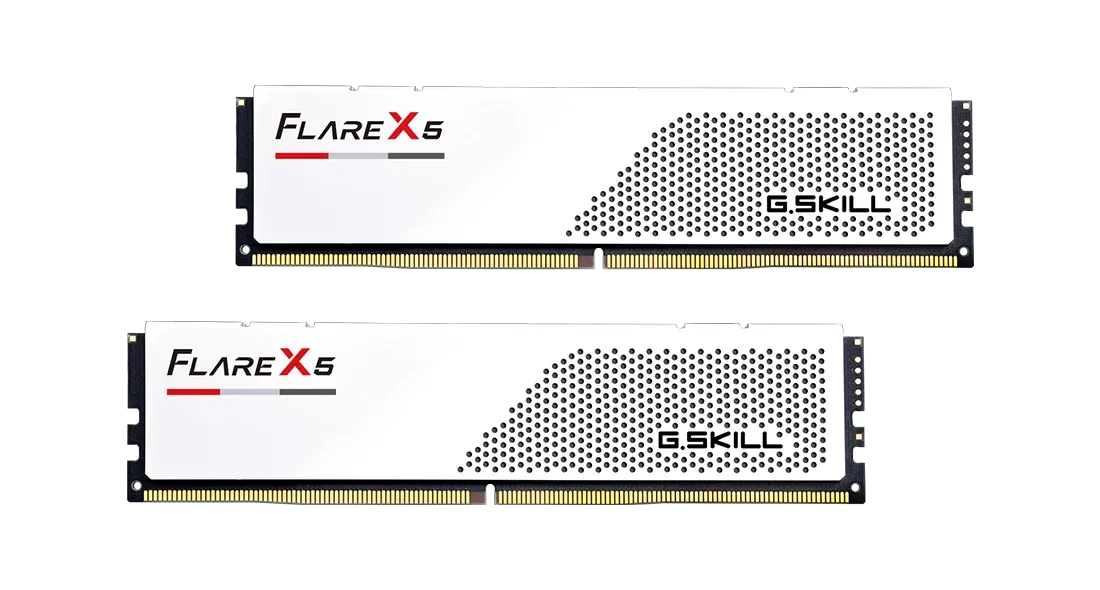 Оперативная память DDR5 64 Gb 6000 MHz G.Skill FLARE X5 White (F5-6000J3636F32GX2-FX5W)