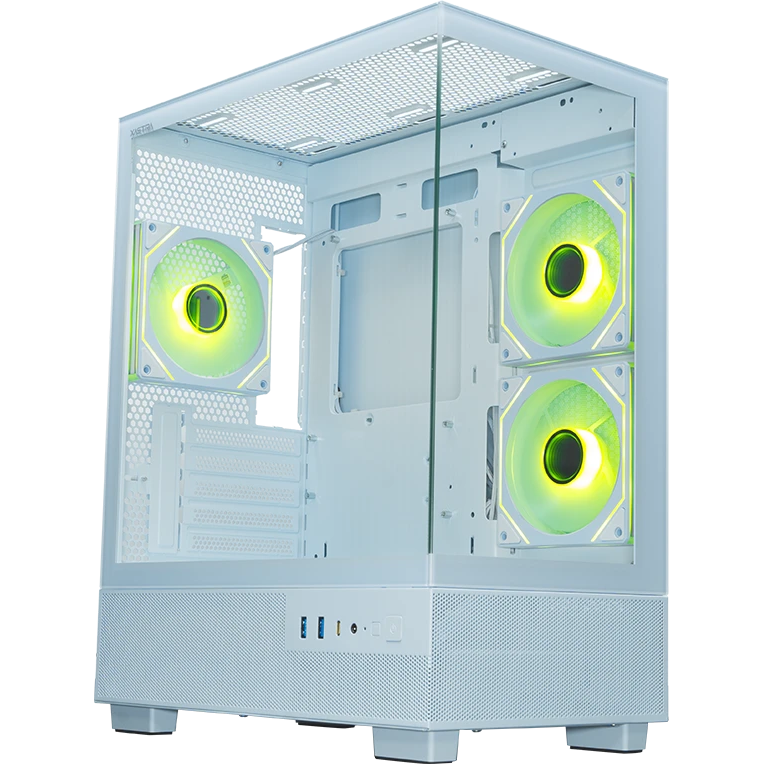 Компьютерный корпус XASTRA Q400M 3ARGB-C6-UC ARGB White (Q400M-3FM12A-C6-UC-WH)