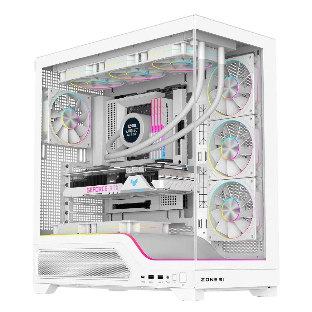 Компьютерный корпус Zone 51 Phantom White (Z51CASPHNWH)