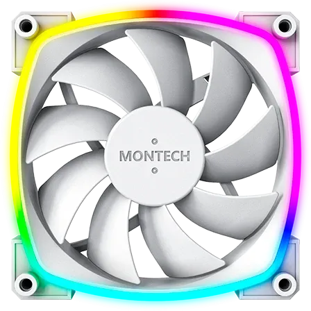 Вентилятор для корпуса Montech AX120 ARGB White (AX120W) PWM