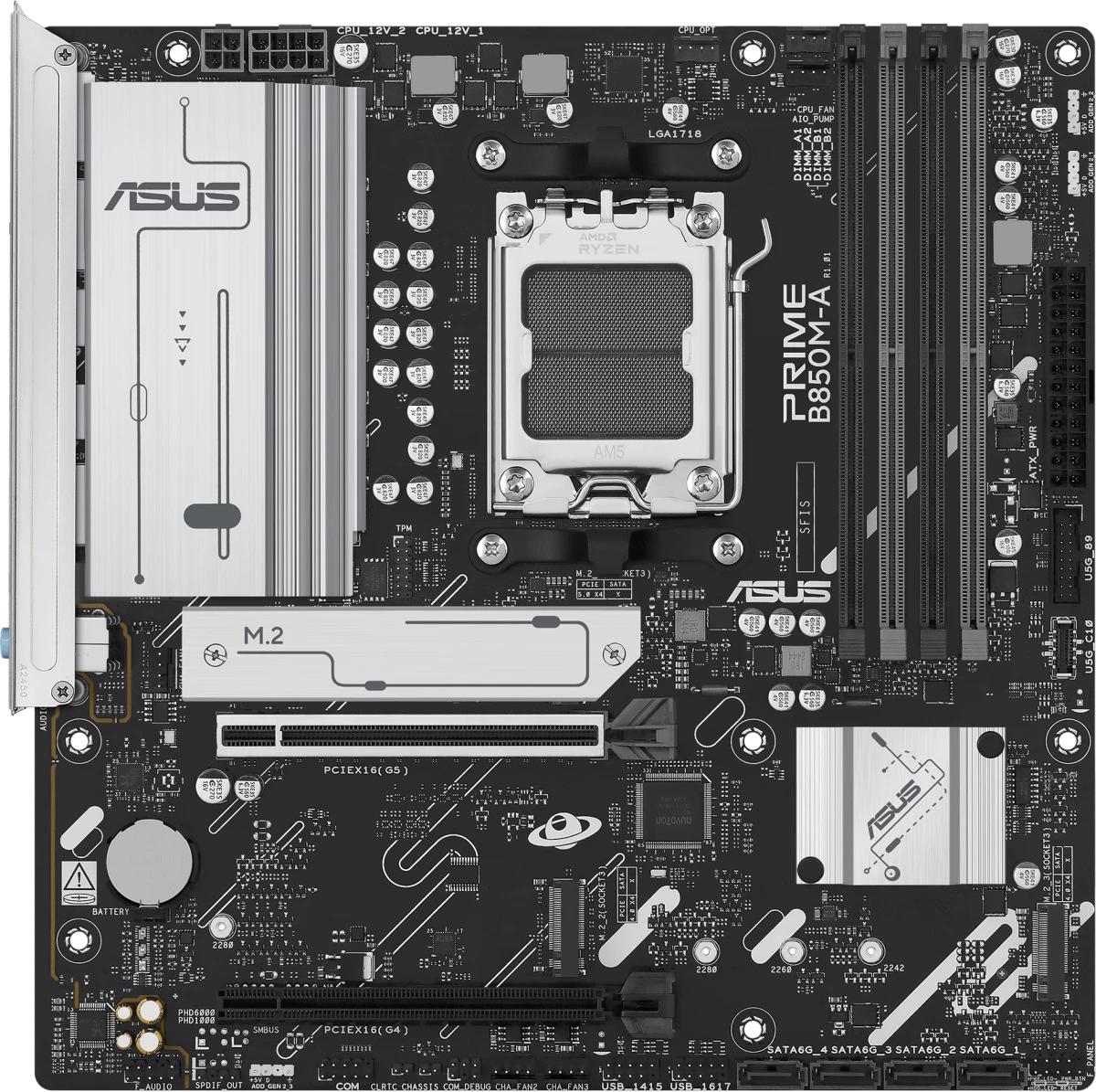 Материнская плата ASUS PRIME B850M-A-CSM (90MB1LQ0-M0EAYC)