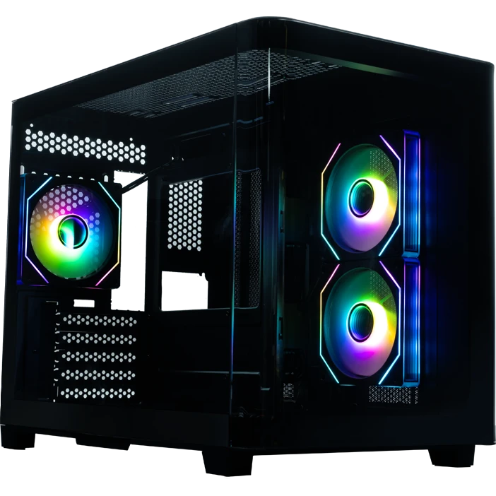 Компьютерный корпус XASTRA QR500M 3ARGB C10-UC ARGB Black (QR500M-3FM12A-C10-UC)