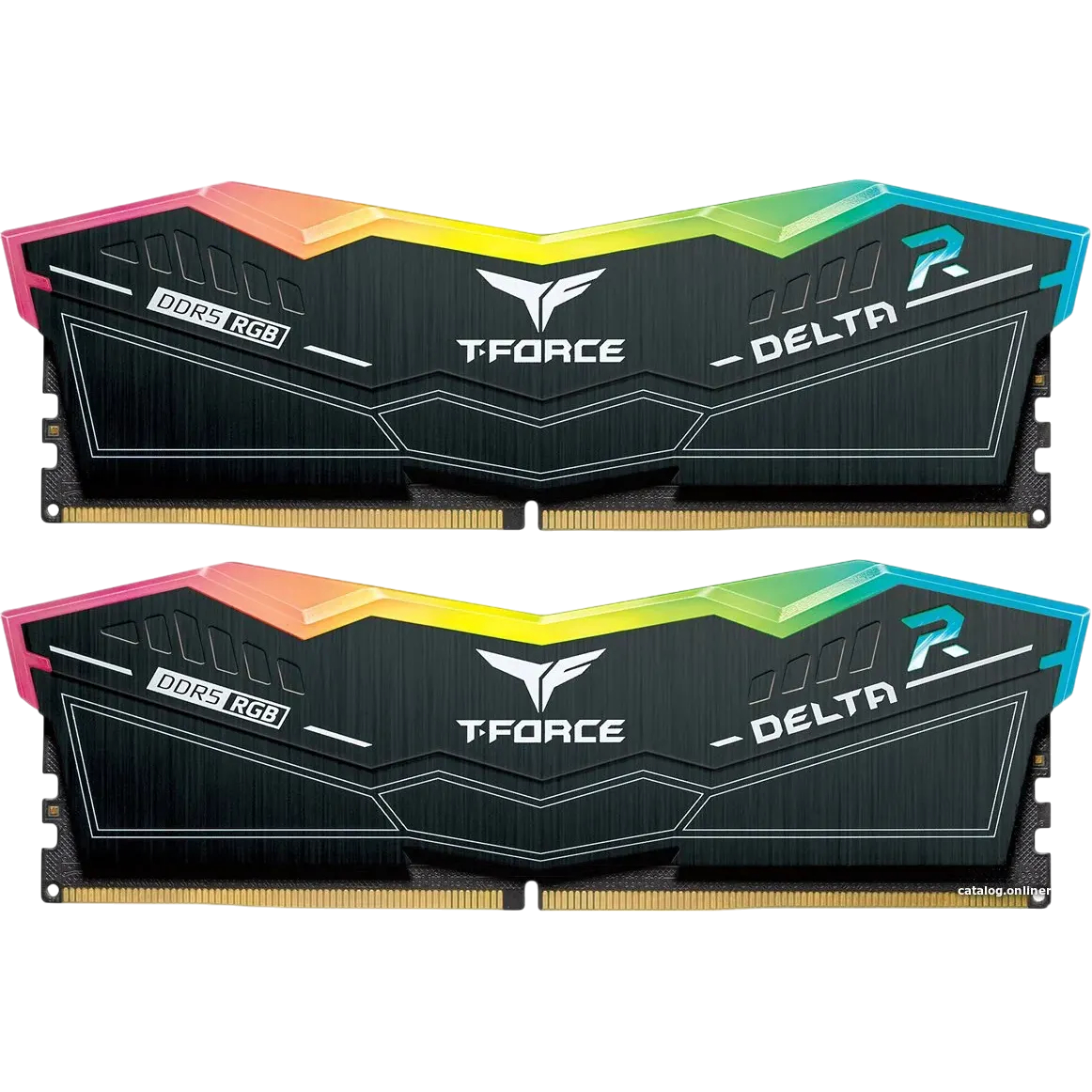 Оперативная память 64 Gb 6400 MHz Team Group T-FORCE DELTA RGB Black (FF3D564G6400HC40BDC01)