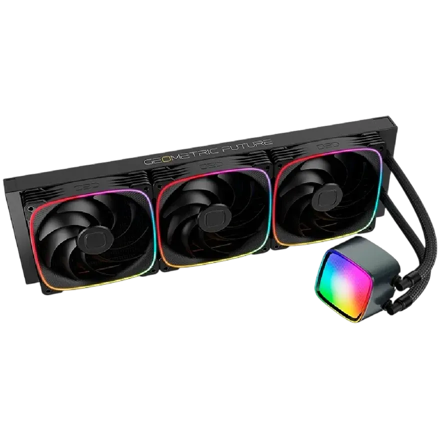 Система водяного охлаждения Geometric Future Eskimo Pro 420 ARGB Black (1C253B0421000)