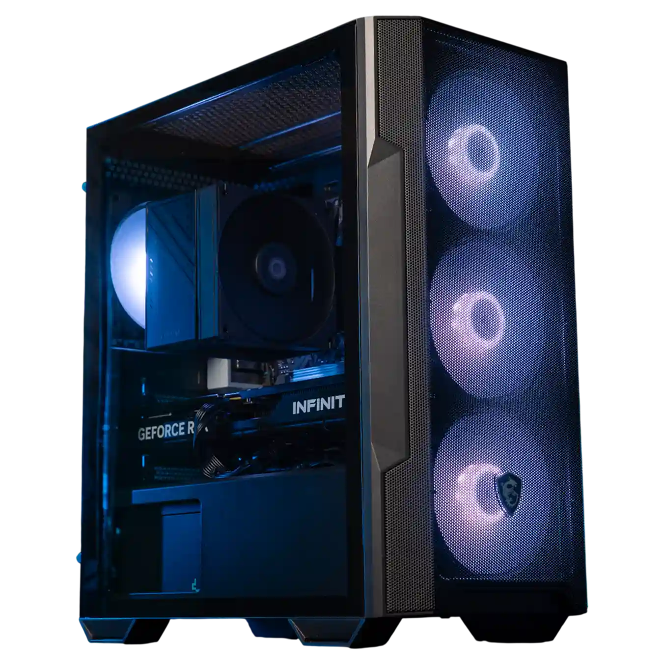 Игровой компьютер 992598 (Ryzen 7 8700F 4.1 ГГц/AMD B650/32 ГБ DDR5 6 ГГц/1024 ГБ SSD/RTX 5060 Ti 16 ГБ/Wi-Fi/650W/MSI MAG FORGE M100R ARGB)