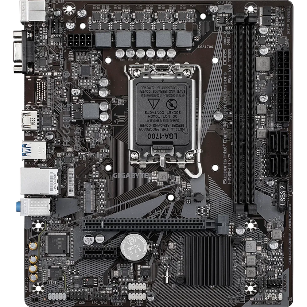 Материнская плата Gigabyte H610M H V2