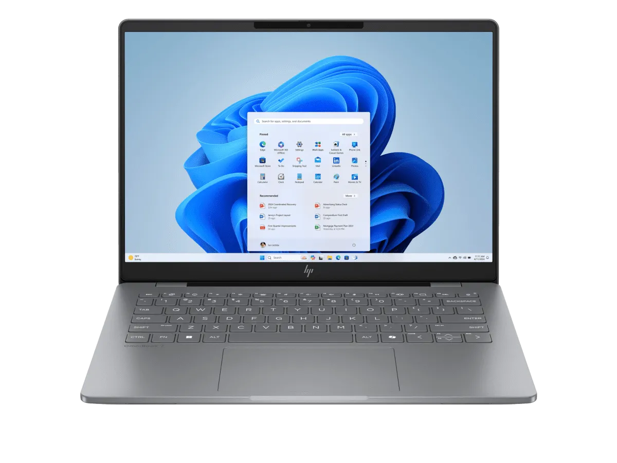 Ноутбук HP OmniBook 7 16-ay0073tu (Core Ultra 5 225H/16" 2560x1600/32Gb/1Tb SSD/Intel Arc/Win 11 Home) Серый