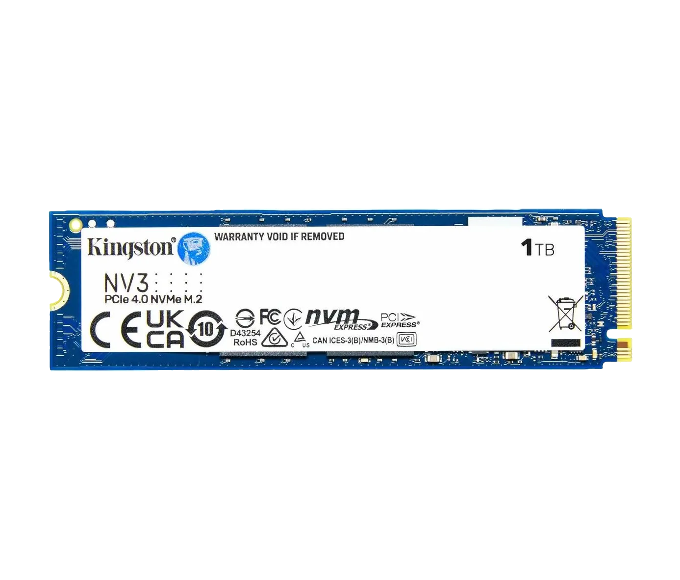 Твердотельный накопитель Kingston 1000 Gb NV3 Blue (SNV3S/1000G)