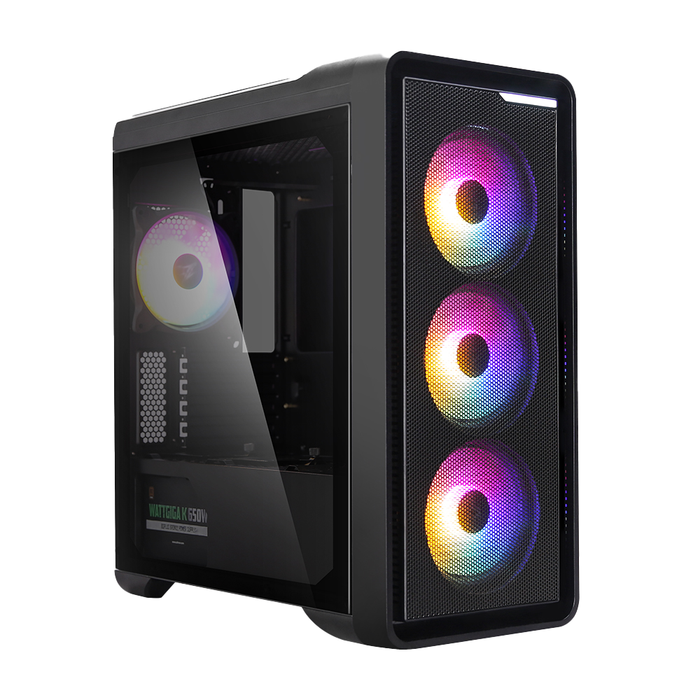 Компьютерный корпус Zalman M3 Plus RGB (M3 Plus RGB) черный