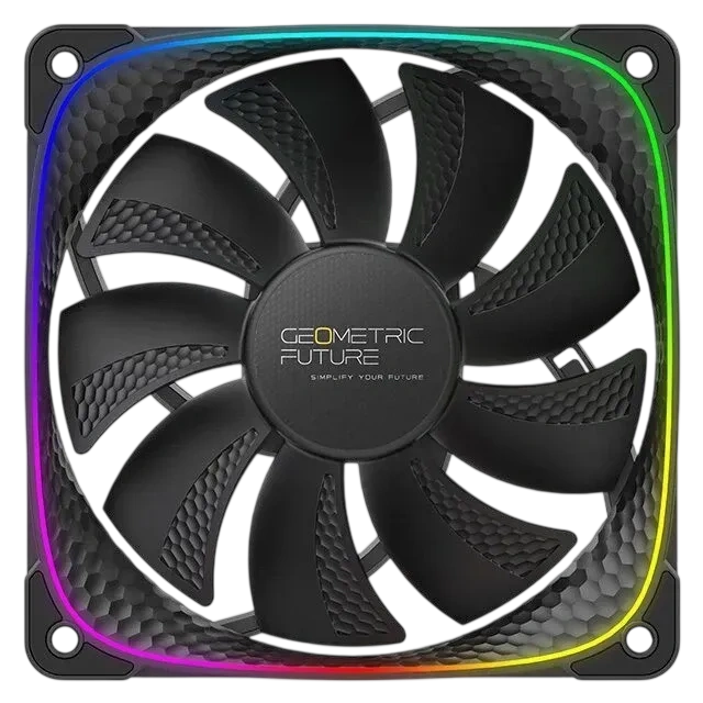 Вентилятор для корпуса Geometric Future Squama 2503RB 5V ARGB Reverse Black (1F2503R112001) (GF_SQM-2503RB-SP)