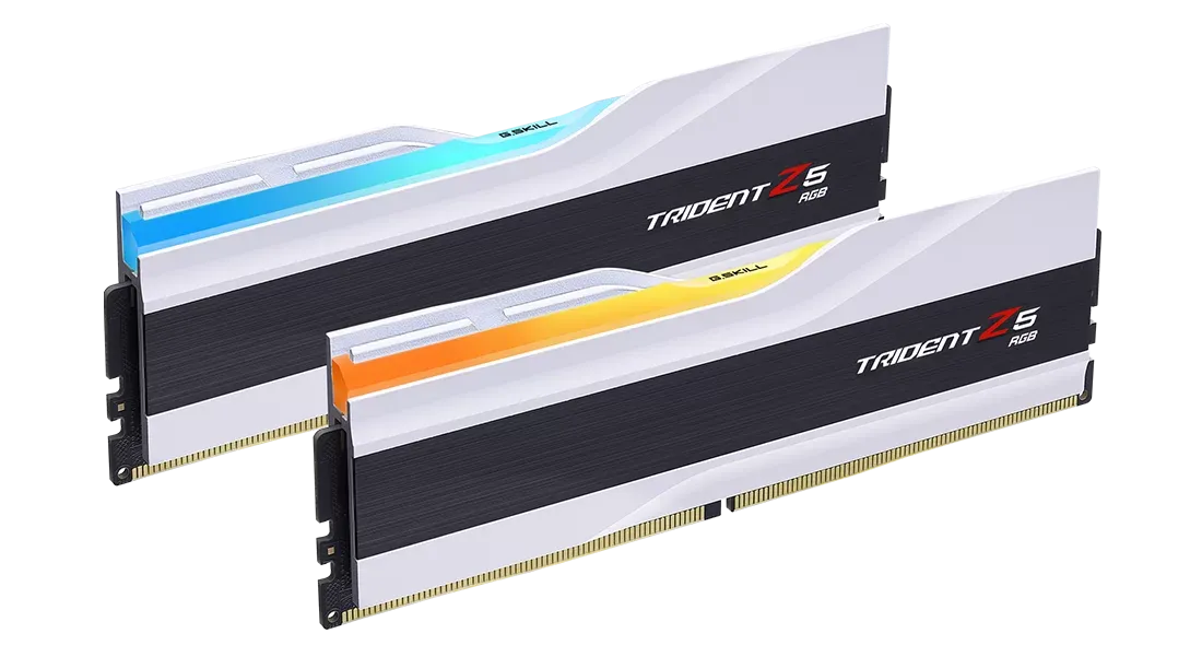 Оперативная память DDR5 32 Gb 6400 MHz G.Skill TRIDENT Z5 RGB White (F5-6400J3039G16GX2-TZ5RW)