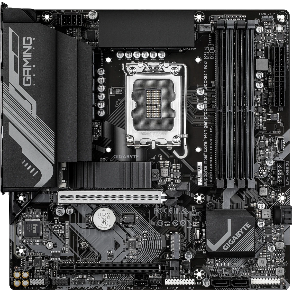 Материнская плата Gigabyte B760M GAMING X DDR4 GEN5