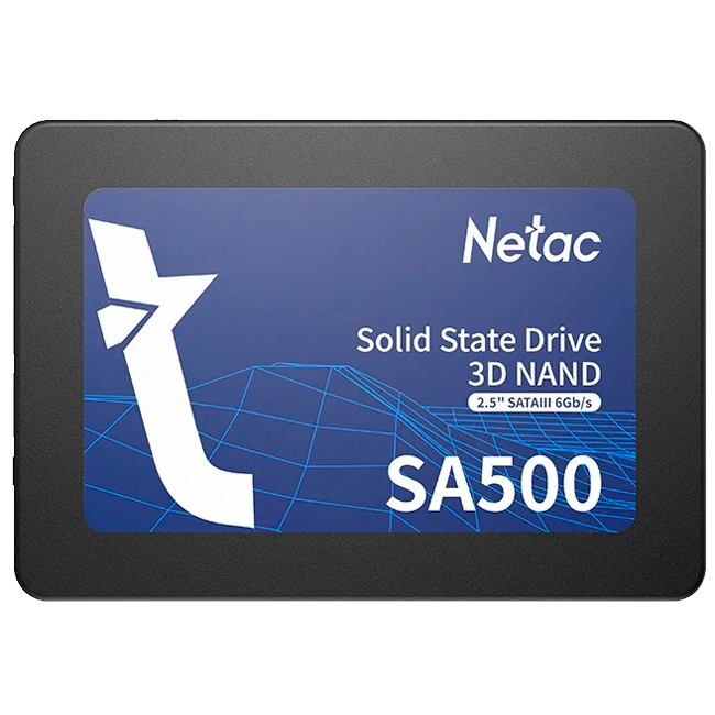 Твердотельный накопитель SSD 1 ТБ 2.5" SATA Netac (NT01SA500-1T0-S3X)