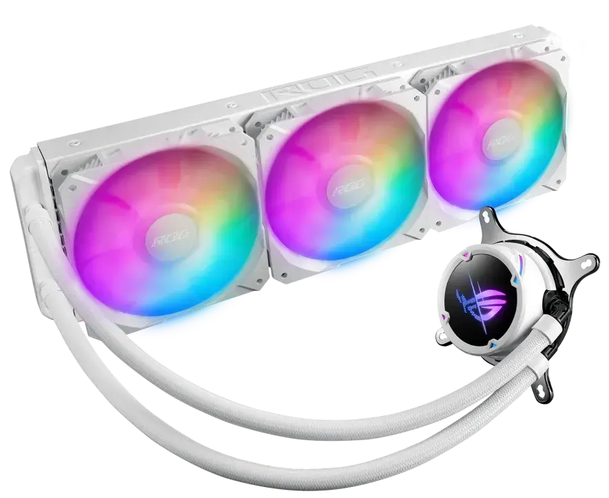 Система водяного охлаждения ASUS ROG STRIX LC II 360 ARGB White (90RC00F2-M0UAY2)