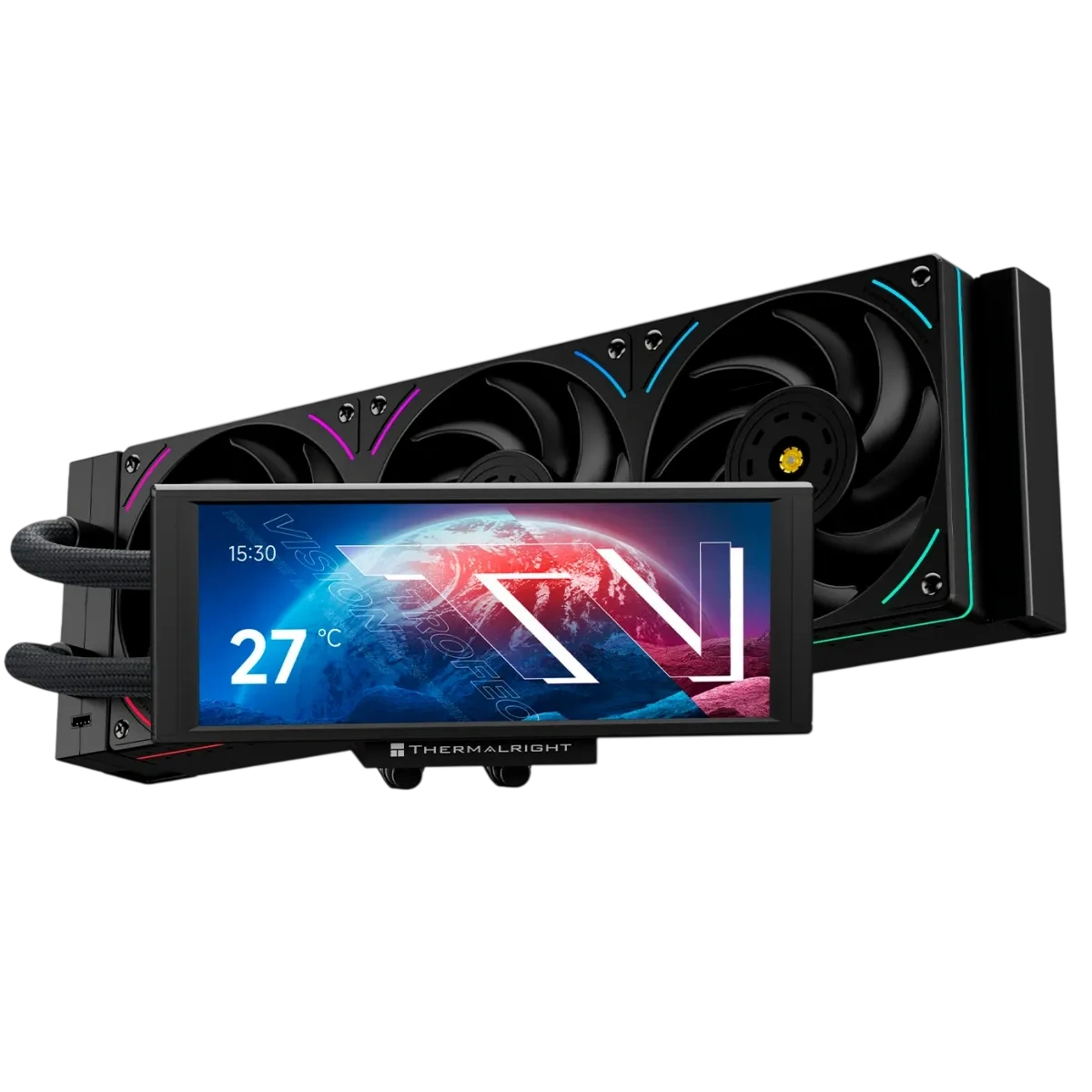 Система водяного охлаждения Thermalright Trofeo Vision 360 ARGB Black (TRTV360AB)