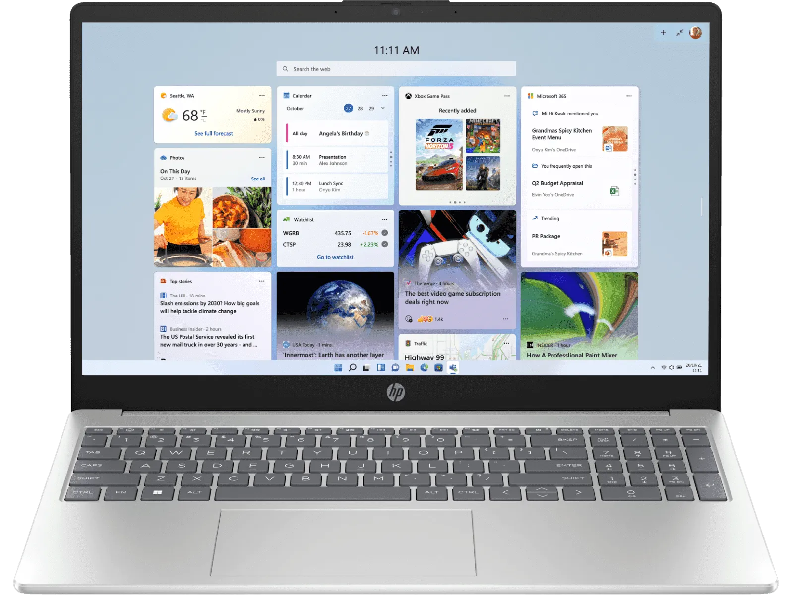 Ноутбук HP 15-fc0458au (AMD Ryzen 5 7520U/15.6" 1920x1080/16Gb/2Tb SSD/AMD Radeon 610M/Win 11 Home) Silver