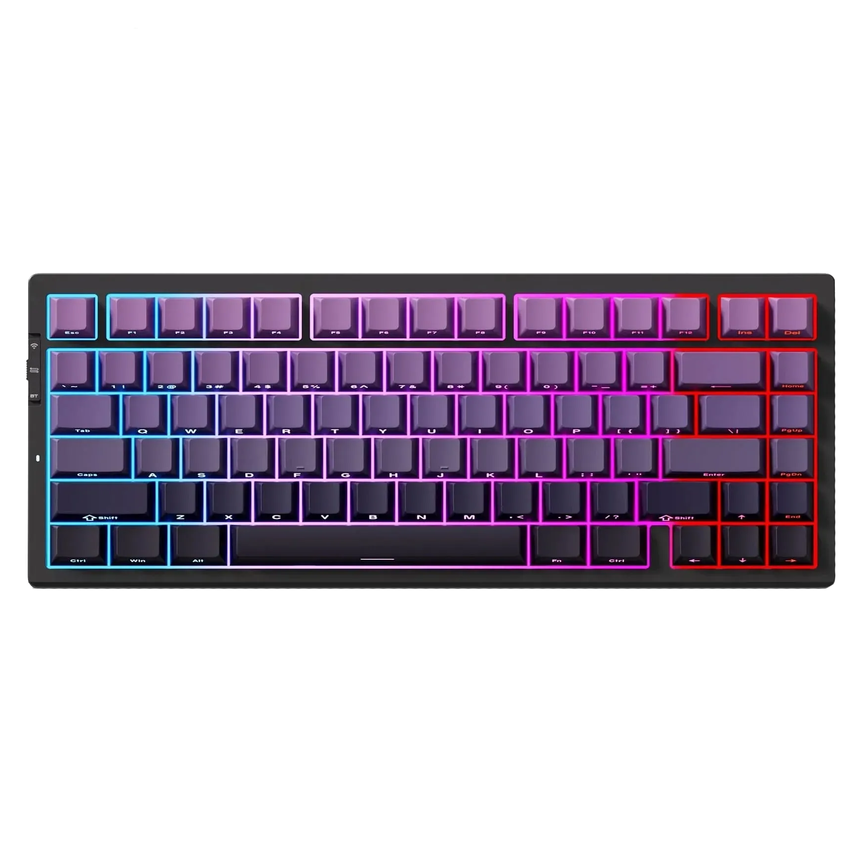 Механическая беспроводная клавиатура MCHOSE G75 PRO цвет-розовый градиент, русская раскладка
