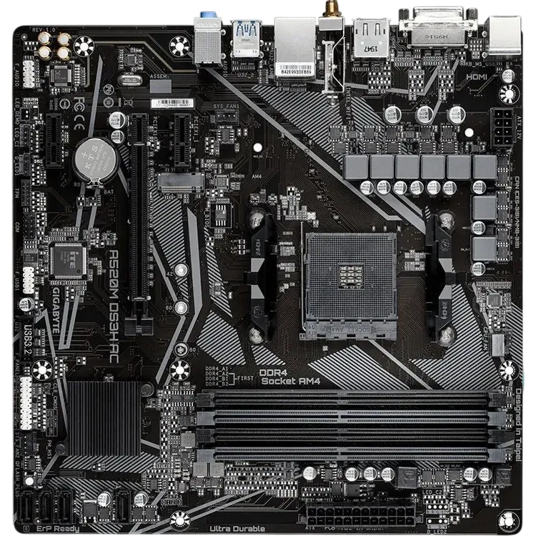 Материнская плата Gigabyte A520M DS3H AC