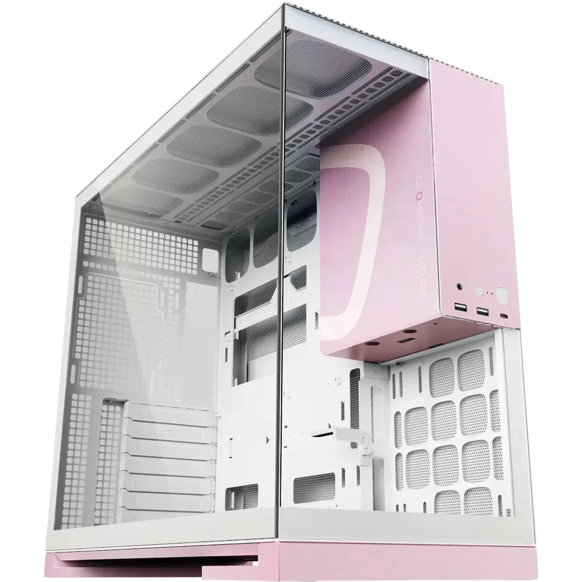 Компьютерный корпус Geometric Future Model 5 White/Pink (1AM5WKPK00100)