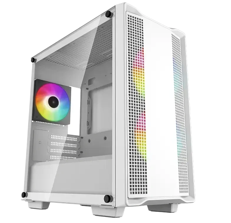 Компьютерный корпус Deepcool CC360 TG WH ARGB White (R-CC360-BKAPM3-G-1)