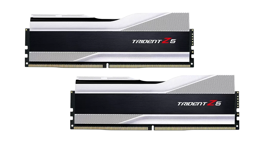 Оперативная память DDR5 32 Gb 6400 MHz G.Skill TRIDENT Z5 RGB White (F5-6400J3239G16GX2-TZ5RW)