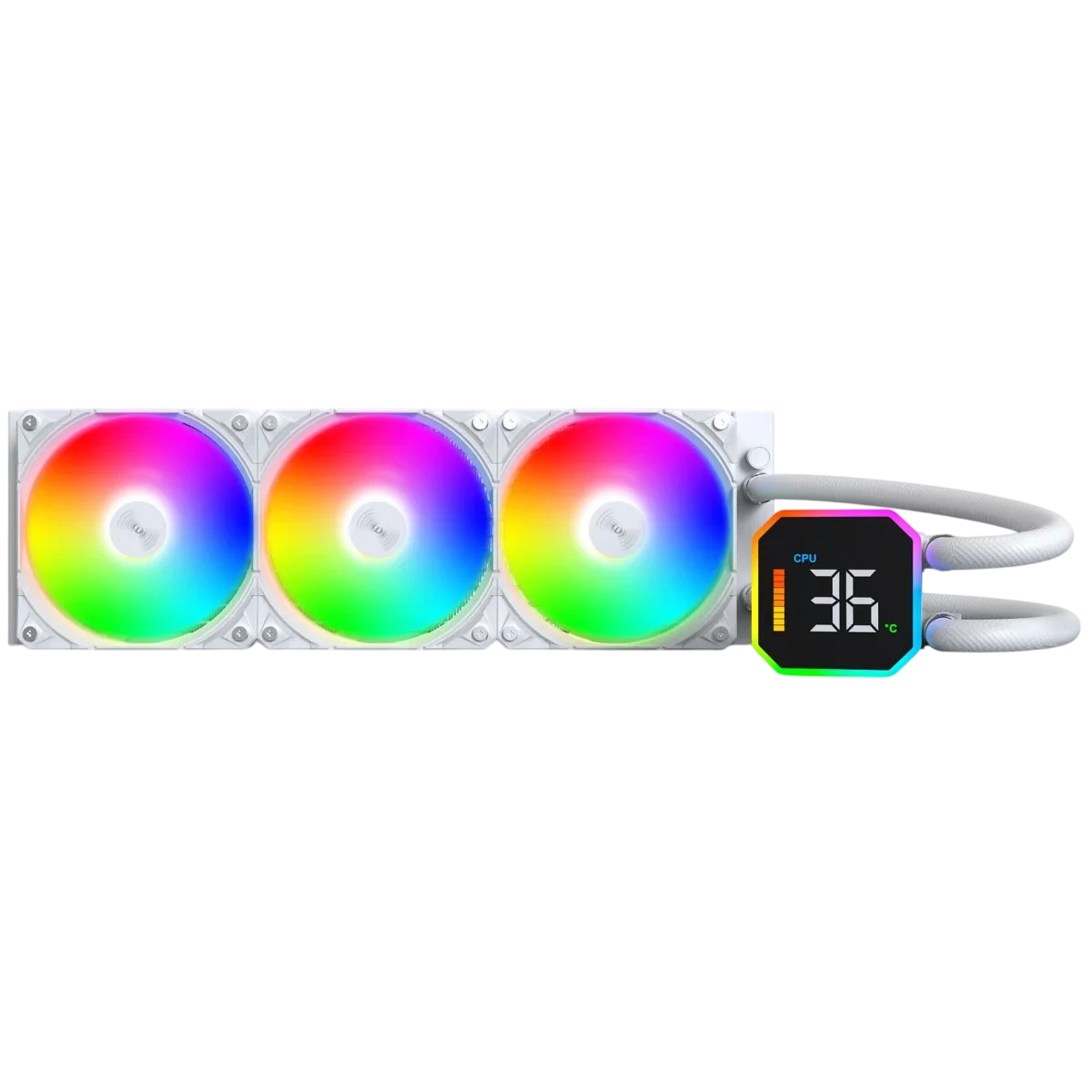 Система водяного охлаждения Montech HYPERFLOW DIGITAL 360 (W) White