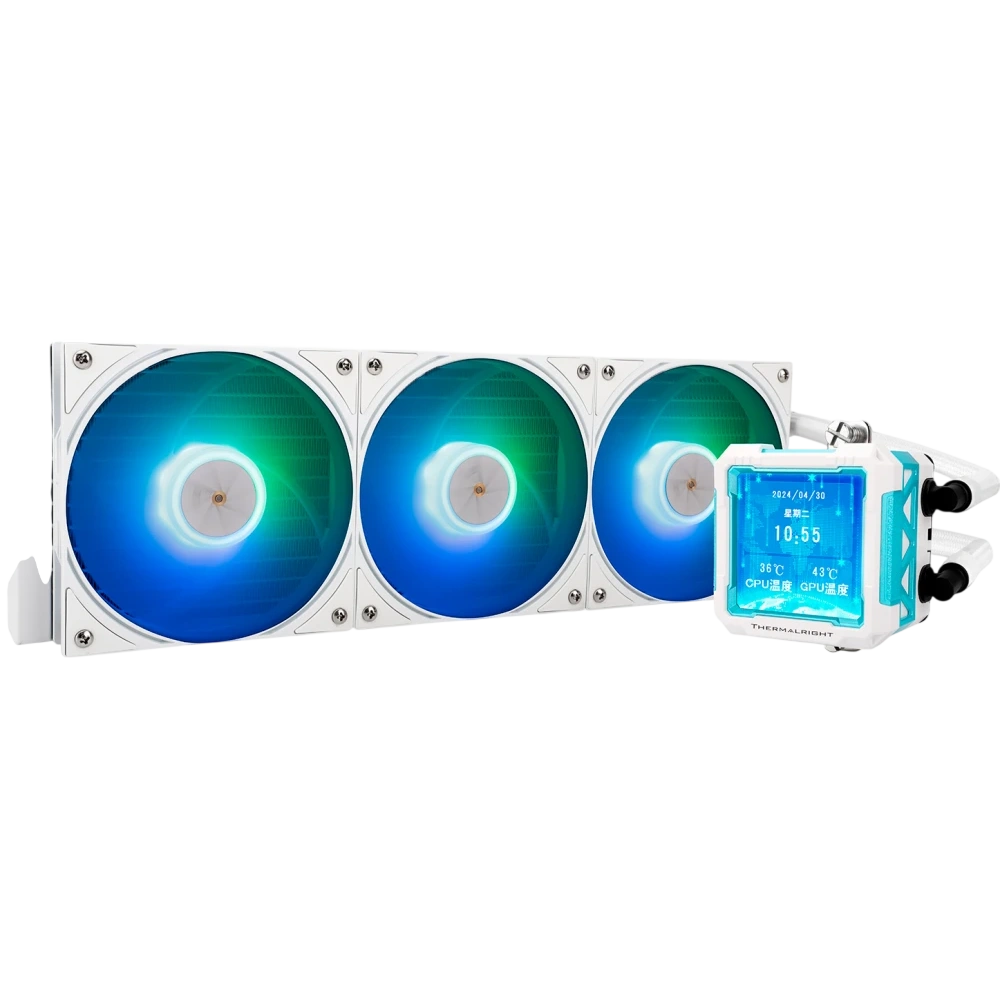 Система жидкостного охлаждения для процессора Thermalright Frozen Warframe Pro 360 ARGB White (TRFWP360AW)