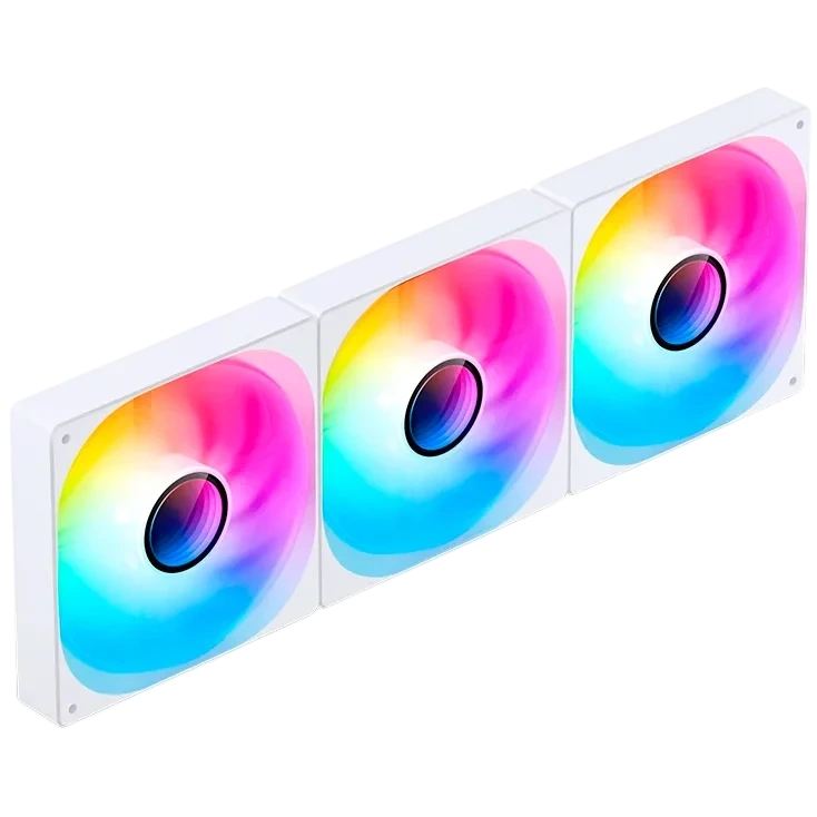 Комплект вентиляторов для корпуса JONSBO Reverse ARGB LED White (ZW-140WR)