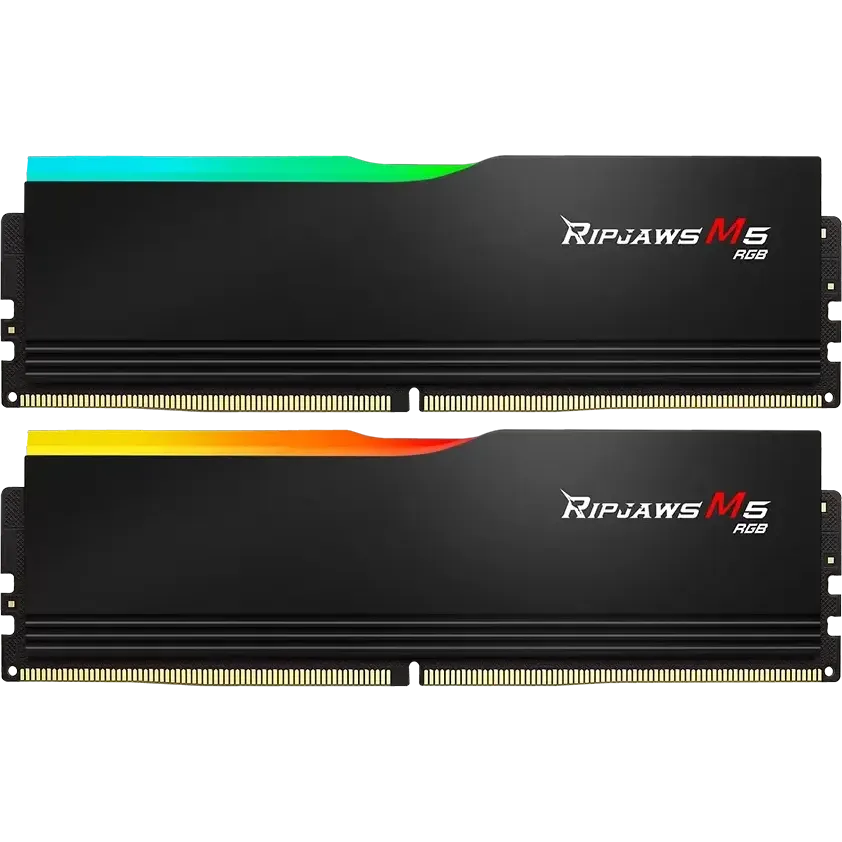 Оперативная память DDR5 32 Gb 6000 MHz G.Skill RIPJAWS M5 RGB Black (F5-6000J3238F16GX2-RM5RK)