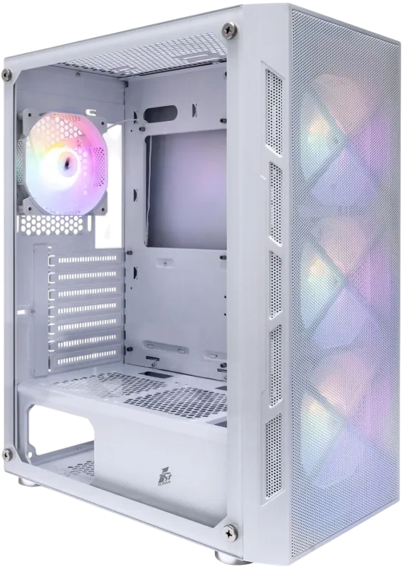 Компьютерный корпус 1STPLAYER FIREBASE XP LED White (XP-WH-4F1-W)