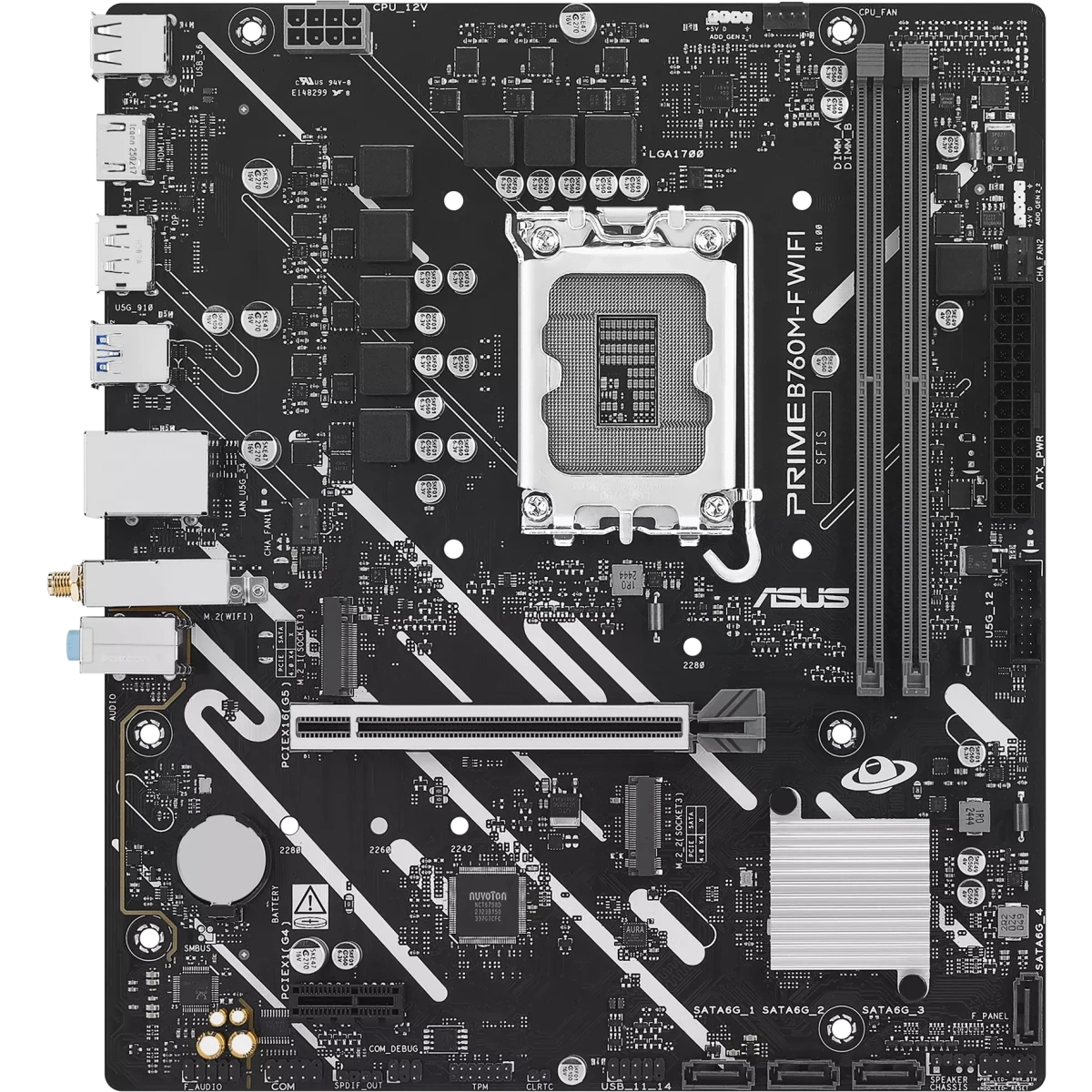 Материнская плата ASUS PRIME B760M-F WIFI (90MB1N00-M0EAY0)