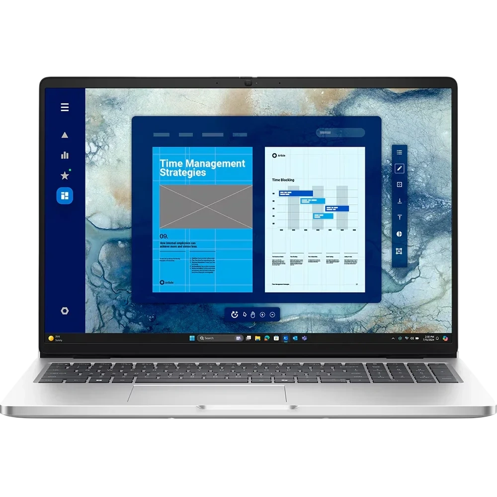 Ноутбук Dell 16 (Intel Core 7 150U/16" 1920x1200/16Gb/1Tb SSD/Intel Graphics/Win 11 Home) Silver