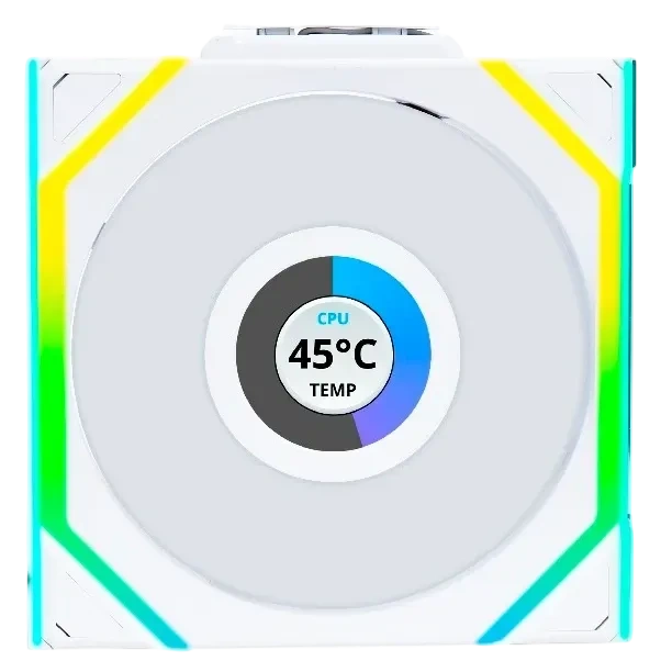 Вентилятор для корпуса Lian Li UNI FAN SL WIRELESS LCD 120 Reverse Blade ARGB White 12RSLLCD1W1W (G99.12RSLLCD1W1W.R0)