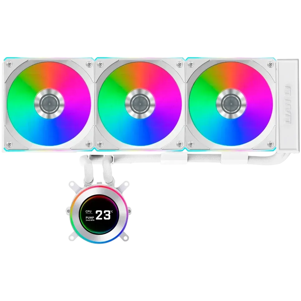 Система водяного охлаждения Lian Li HydroShift II LCD-C 360R (GHS2LCD36RW ARGB White (G89.GHS2LCD36RW.R0)