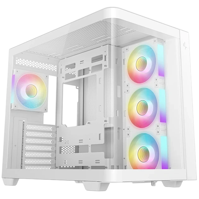 Компьютерный корпус Deepcool CG530U 4F WH TG White (R-CG530U-WHAGA4-G)
