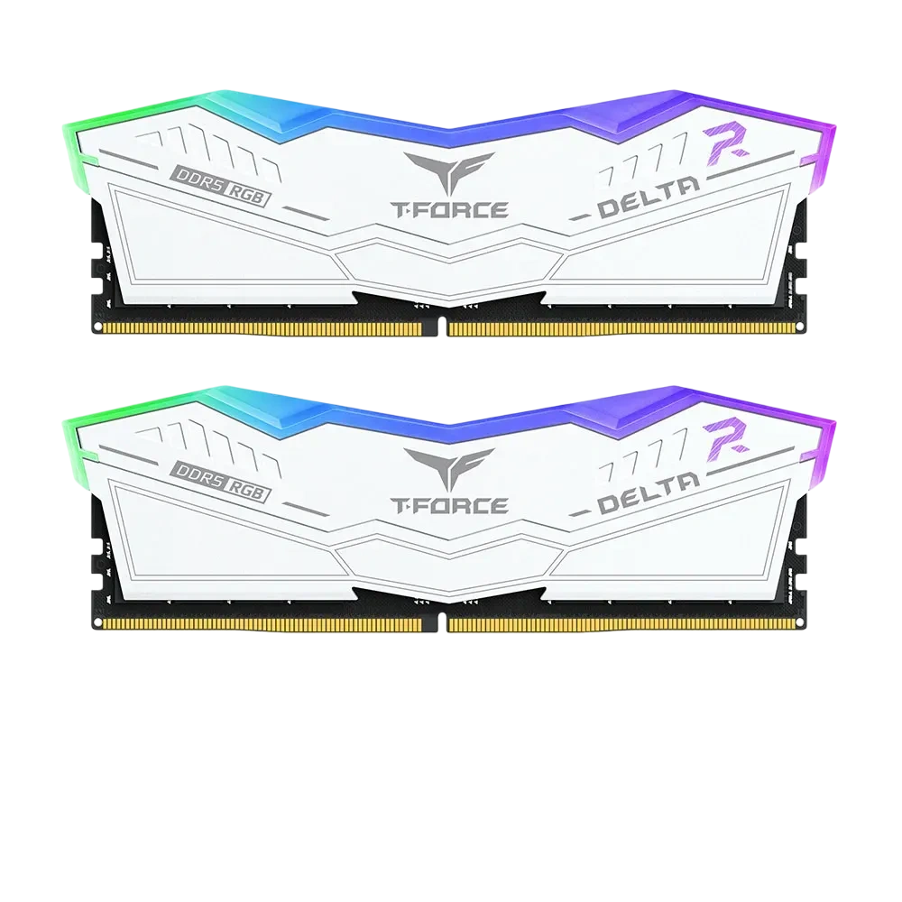 Оперативная память DDR5 32 Gb 6000 MHz Team Group T-FORCE DELTA RGB White (FF4D532G6000HC30DC01)
